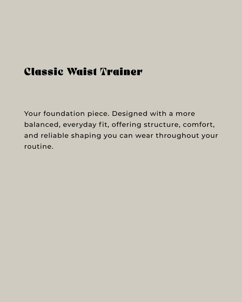 Classic Waist Trainer